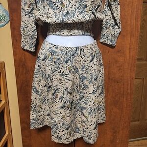 NWT juste cle girls skirt size 128cm/ 8 multicolor adjustable waist